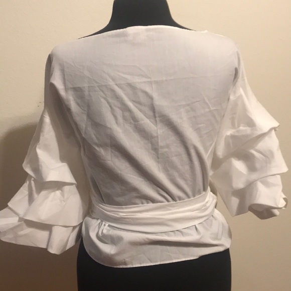 Pretty Little thing white blouse - Picture 4 of 6